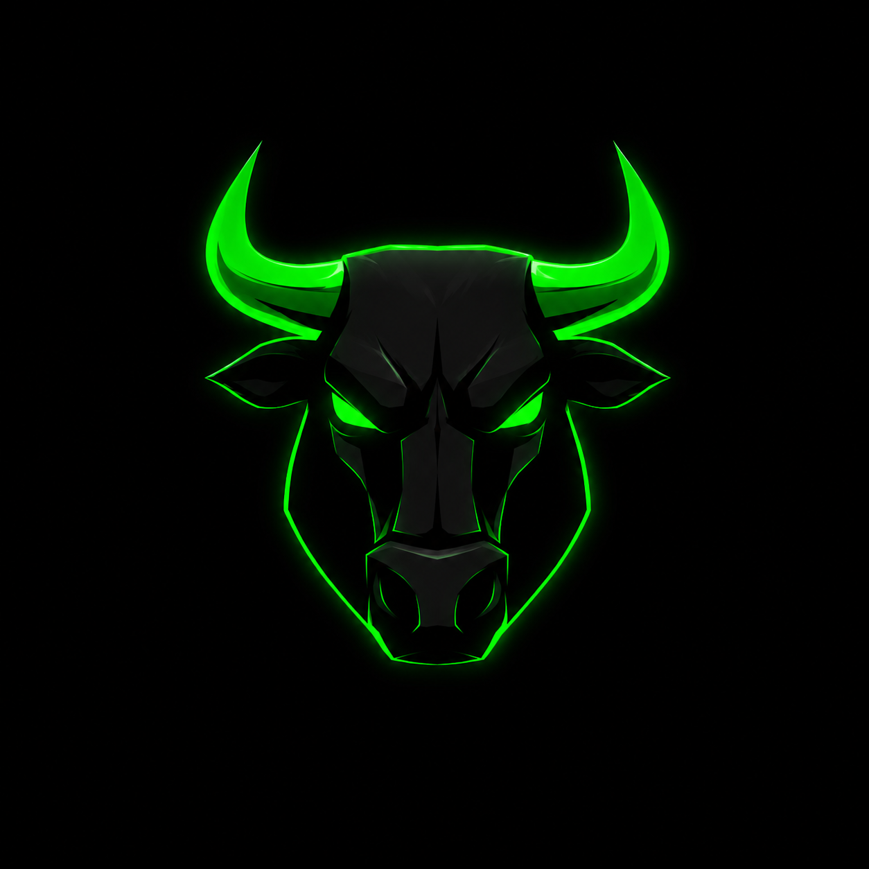 The glowing green Ansemination bull emblem